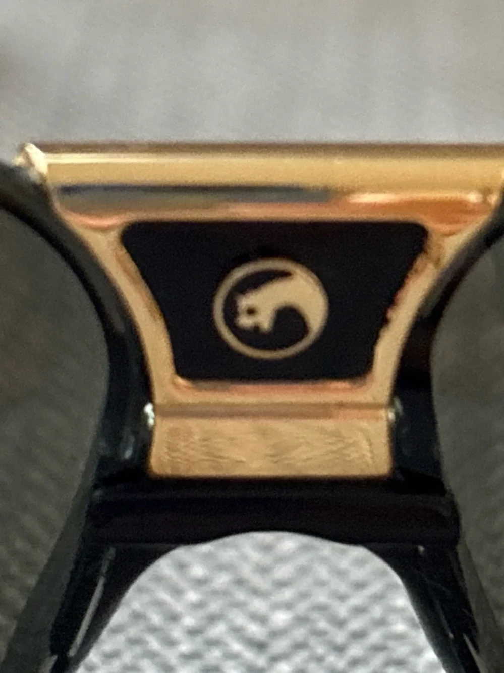 Vintage Authentic Gargoyles Sunglasses Black/Gold RARE